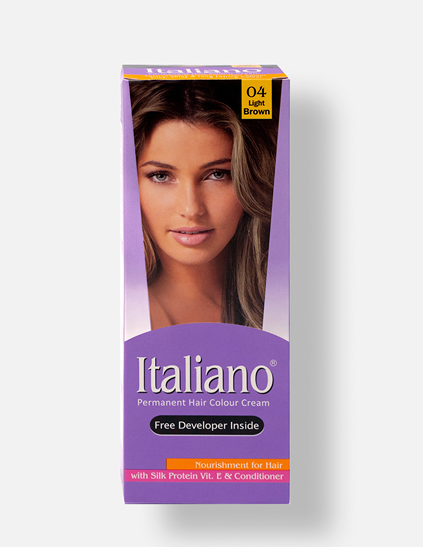 Hair colour cream light brown