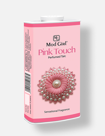 Mod Girl Pink Touch Talcum Powder