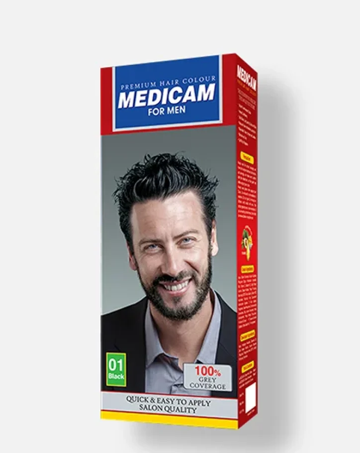 Black Hair Color For Men