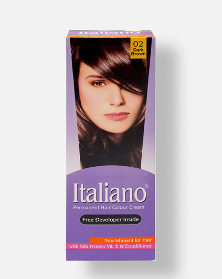 hair colour cream dark brown