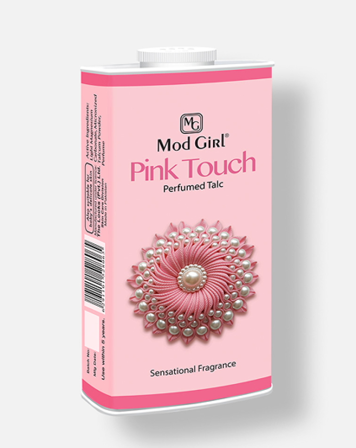 Mod Girl Pink Touch Talcum Powder