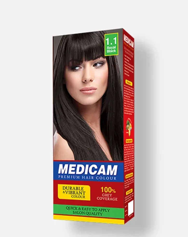 Royal Black Hair Color For Women